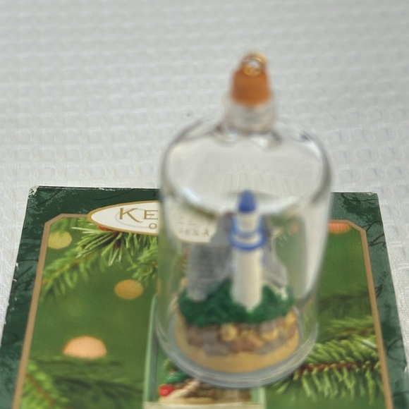 Hallmark Collectible Miniature Ornament of Lighthouse in a Bottle - Picture 7 of 9